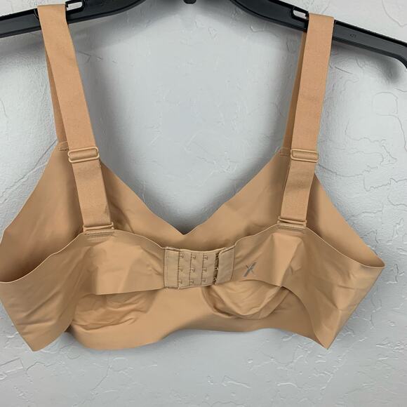 Knix V Neck Evolution Everyday Bra Womens Size 5 38C Nude Beige - Picture 2 of 5